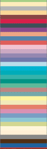 Kleurenkaartje kleuradvies kleurenanalyse